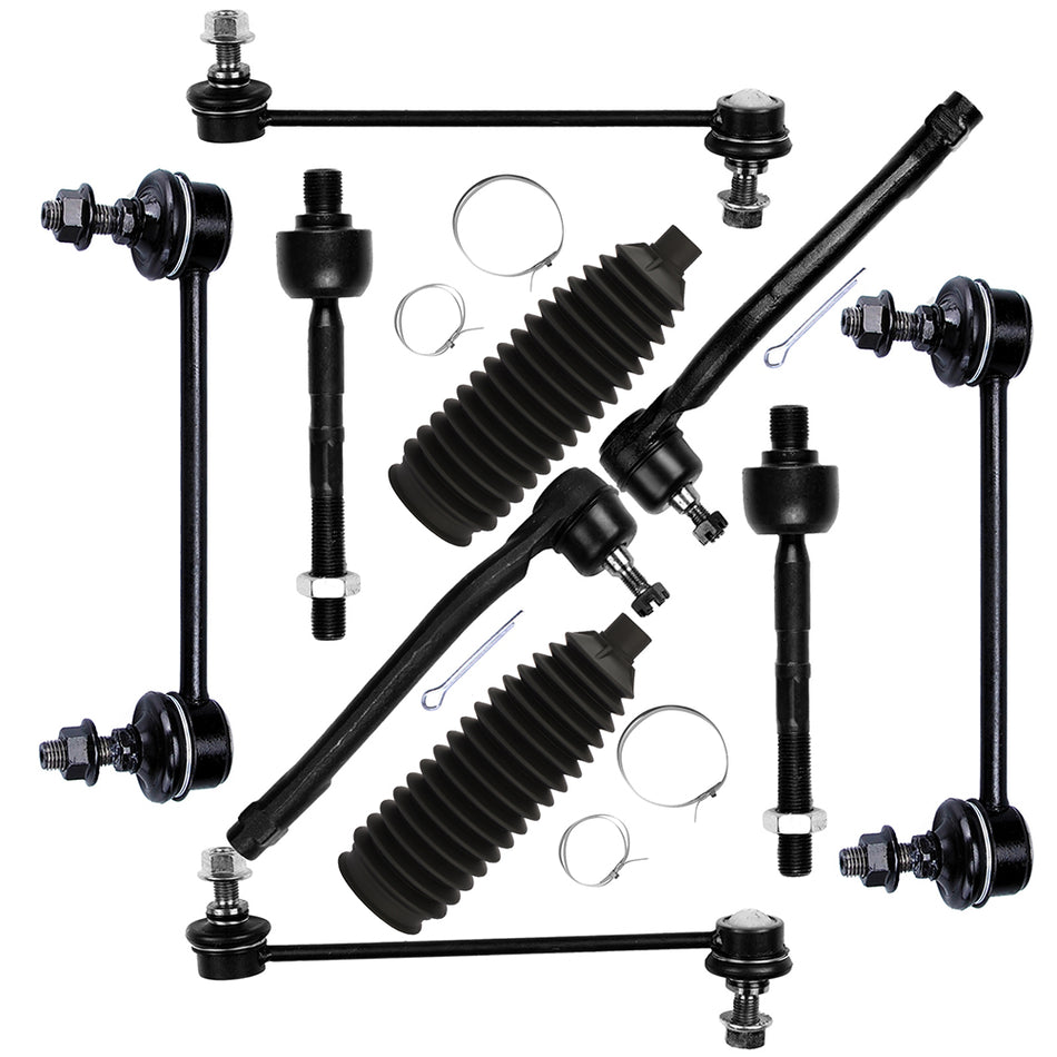 Fit For 2007-2010 Hyundai Elantra 8Pieces Front Suspension Kit Sway Bar End Link