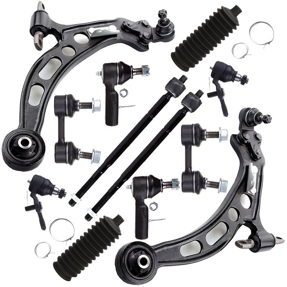 12x Front Lower Control Arm Ball Joint Sway Bar For 1992-96 Toyota Camry Avalon