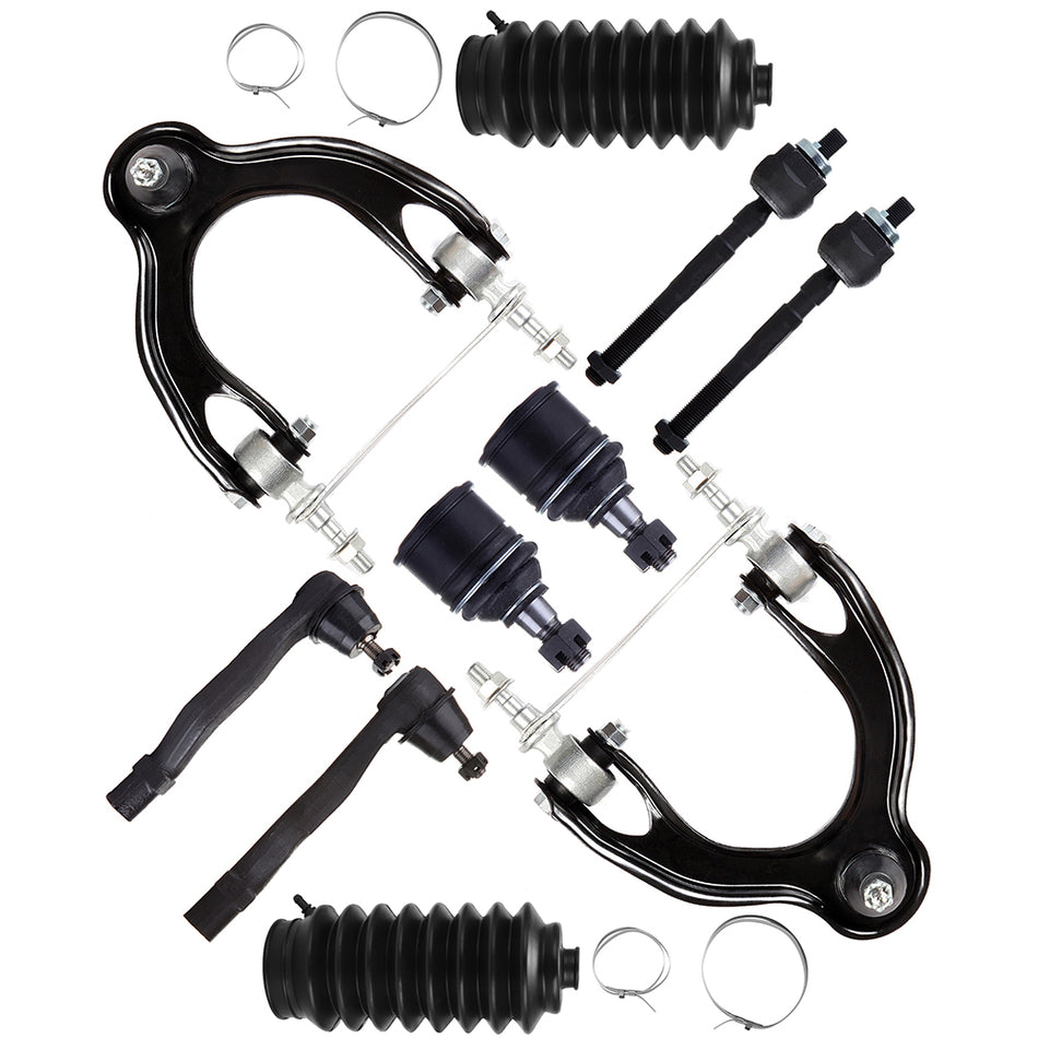 10Pcs Control Arm And Ball Joint Tie Rod Fits Acura Integra Honda Civic del Sol