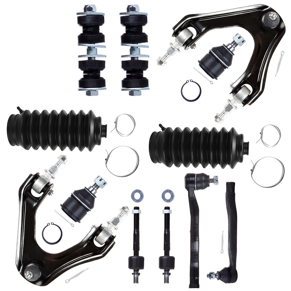 12x Front Control Arm Ball Joints Tie Rod End Kit Fits 1994-1997 Honda Accord