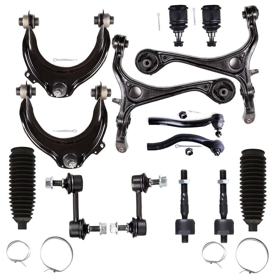 14Pieces Front Suspension Kit Control Arms Ball Joint For 2003-2007 Honda Accord