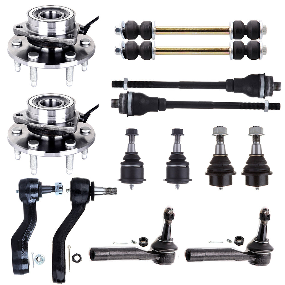 For 1999-2006 Chevrolet Silverado 1500 Front Steering Tie Rod End Sway Bar End