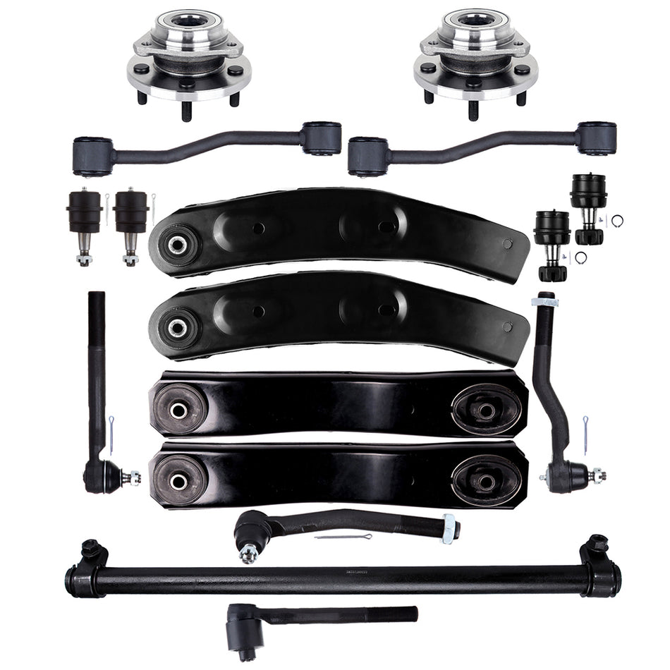 17x Front Control Arm Ball Joint Tie Sway Bar For 1999-2004 Jeep Grand Cherokee