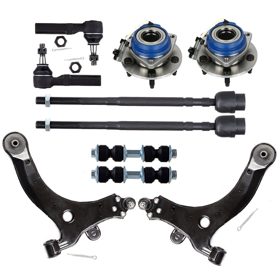 For 97-05 Buick Century Front Tie Rod End Sway Bar End Link Wheel Bearning Hub