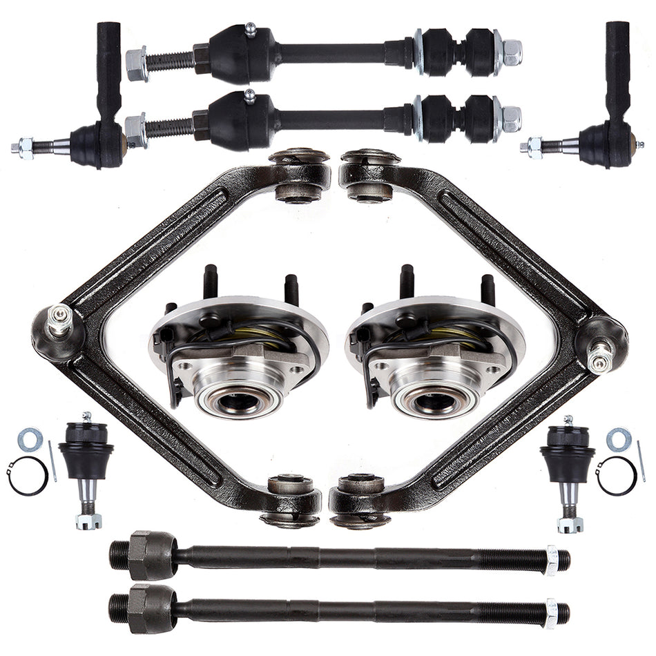For 02 03 04-2005 Dodge Ram 1500 Front Control Arm Ball Joint Wheel Bearning Hub