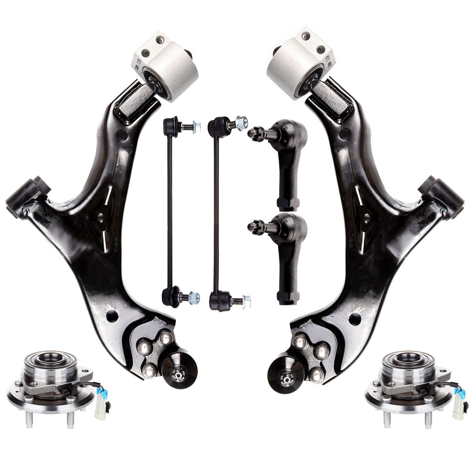 Front Lower Control Arm Ball Joint Wheel Bearning Hub For 07-09 Equinox Torrent