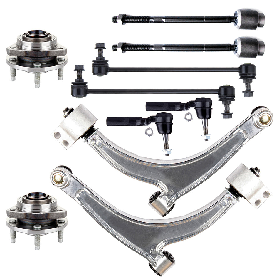 For 2004-2007 Chevrolet Malibu Front Tie Rod End Sway Bar End Wheel Bearning Hub