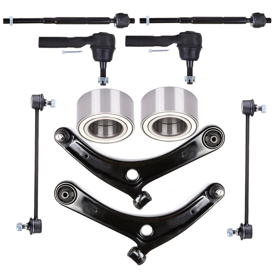 For 2007-2016 Jeep Patriot Front Control Arm Ball Joint Sway Bar Wheel Bearning