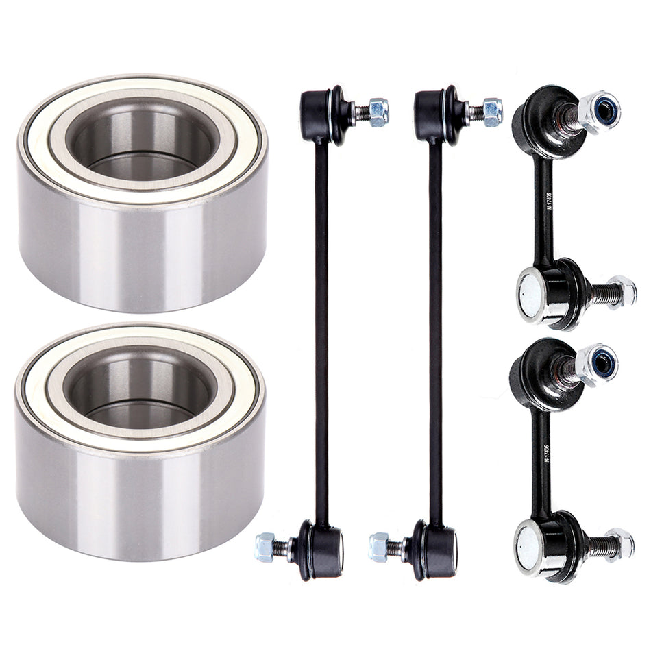 For 2011-15 Mitsubishi Outlander Sport 6x Front Wheel Bearning Sway Bar End Link