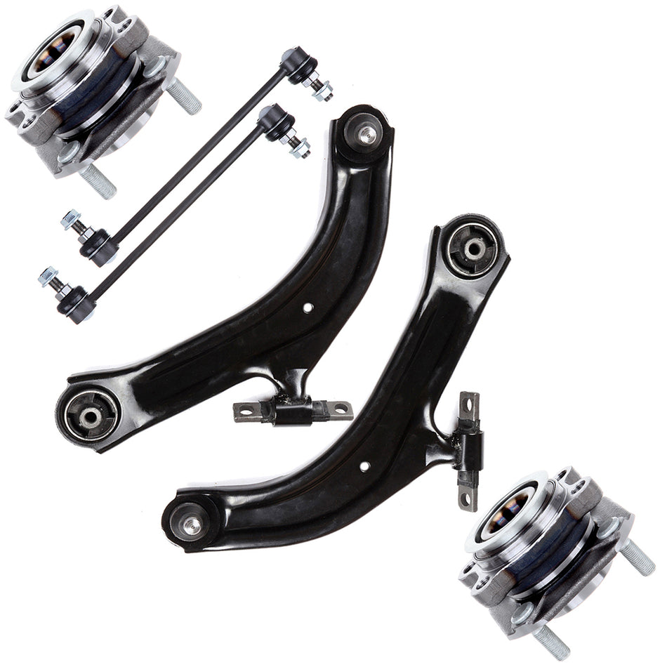 Front Lower Control Arm Ball Joint Wheel Bearning Hub Fits 07-2012 Nissan Sentra