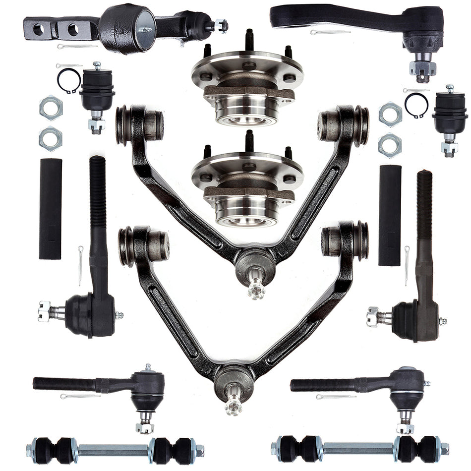 For 1997 98 99-2000 Ford F-150 Front Control Arm Ball Joints Sway Bar End Link