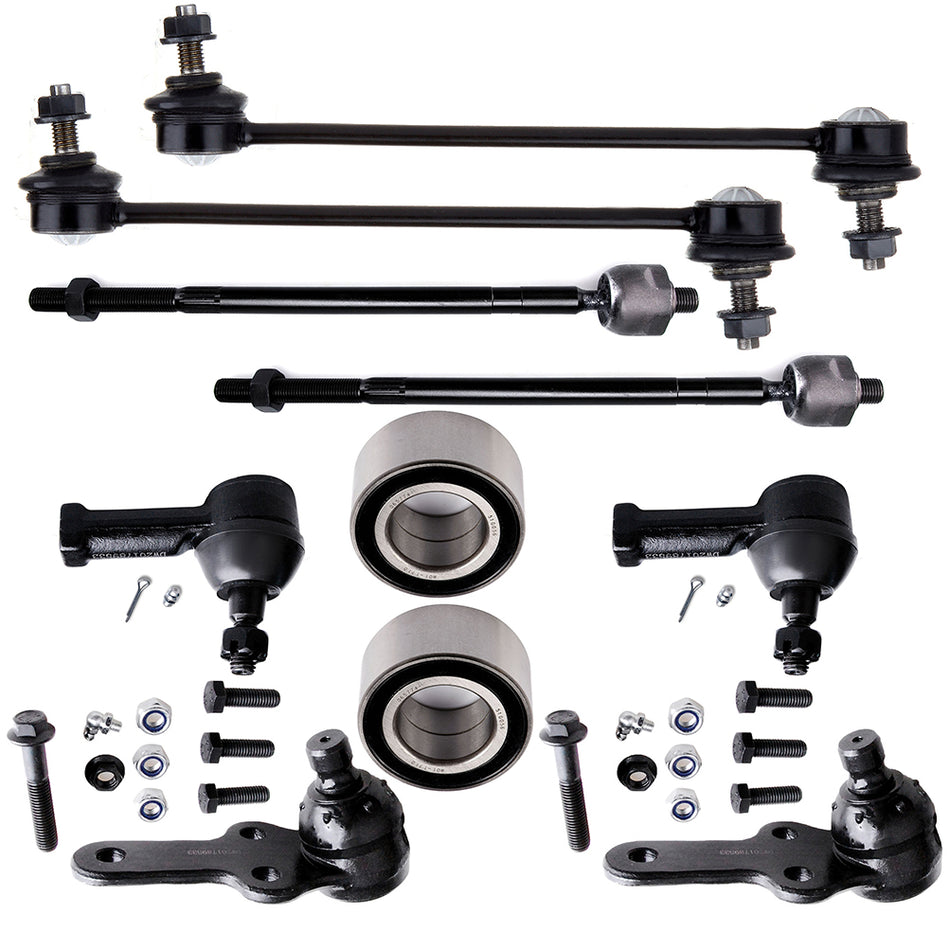 For 2006-2010 Ford Focus 10x Front Lower Wheel Bearning Sway Bar Link Ball Joint