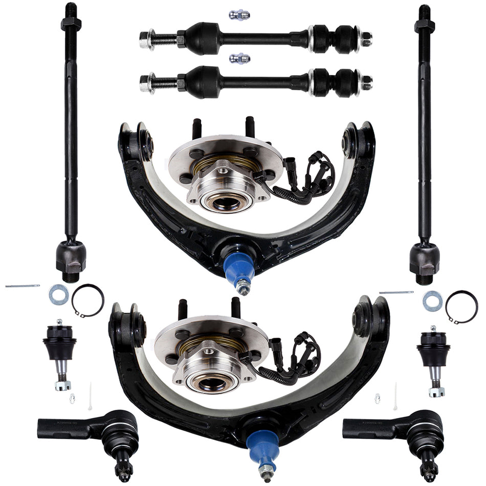 For 2006 2007-2008 Dodge Ram 1500 Front Control Arm Ball Joint Tie Rod Sway Bar