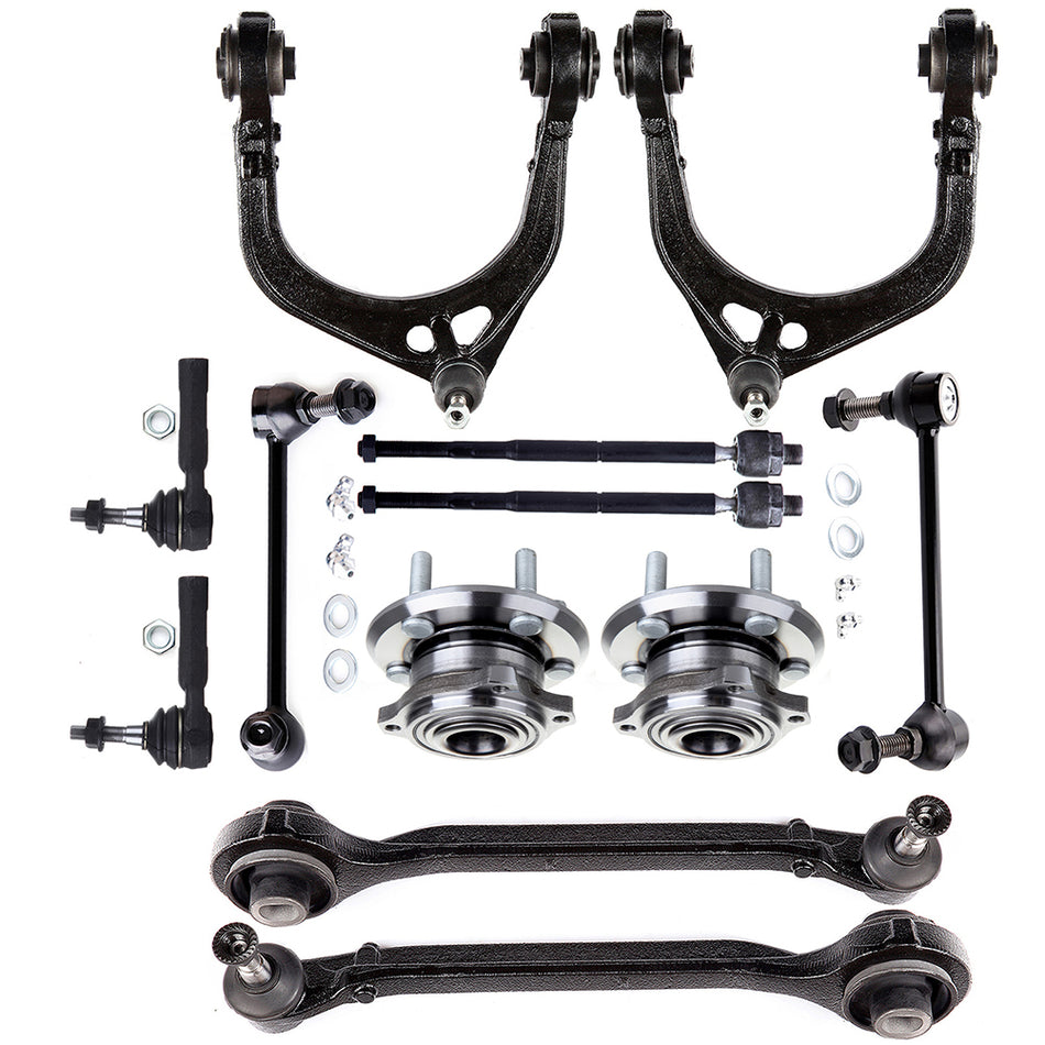 Control Arms Tie Rods Wheel Hub Bearings For Dodge Charger 2005-10 Chrysler 300