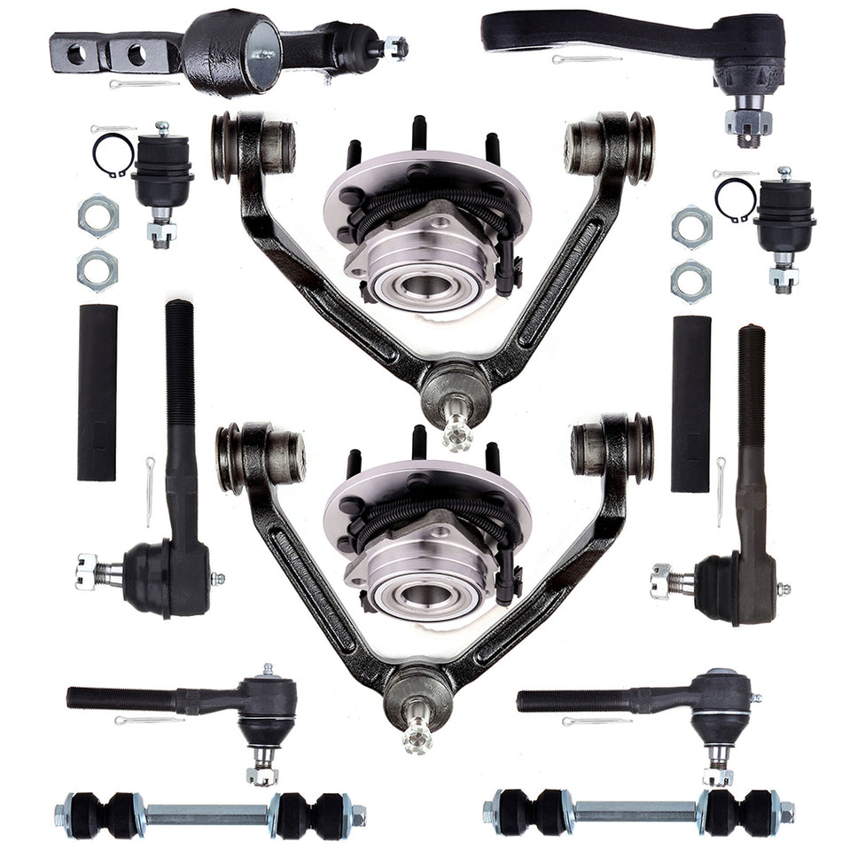 For 2000 2001 2002-2003 Ford F-150 Front Control Arm Sway Bar Wheel Bearning Hub