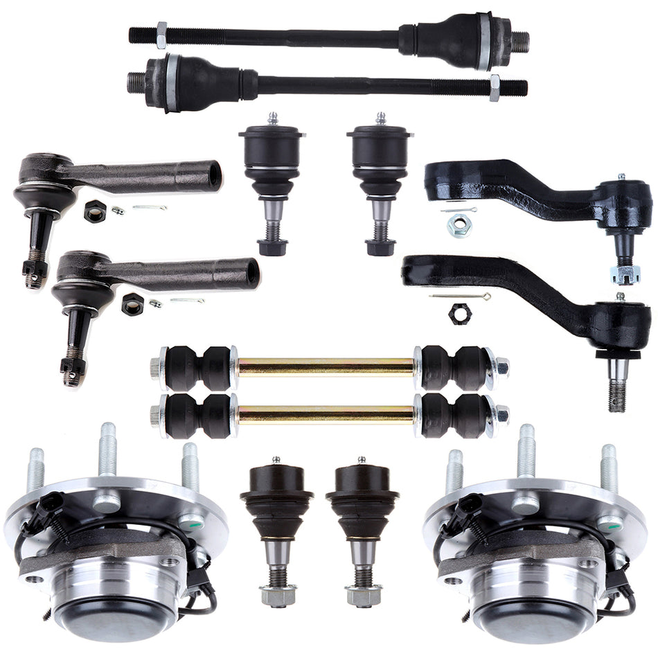 For 99-2006 Chevrolet Silverado 1500 14x Wheel Bearning Hub Sway Bar Ball Joint