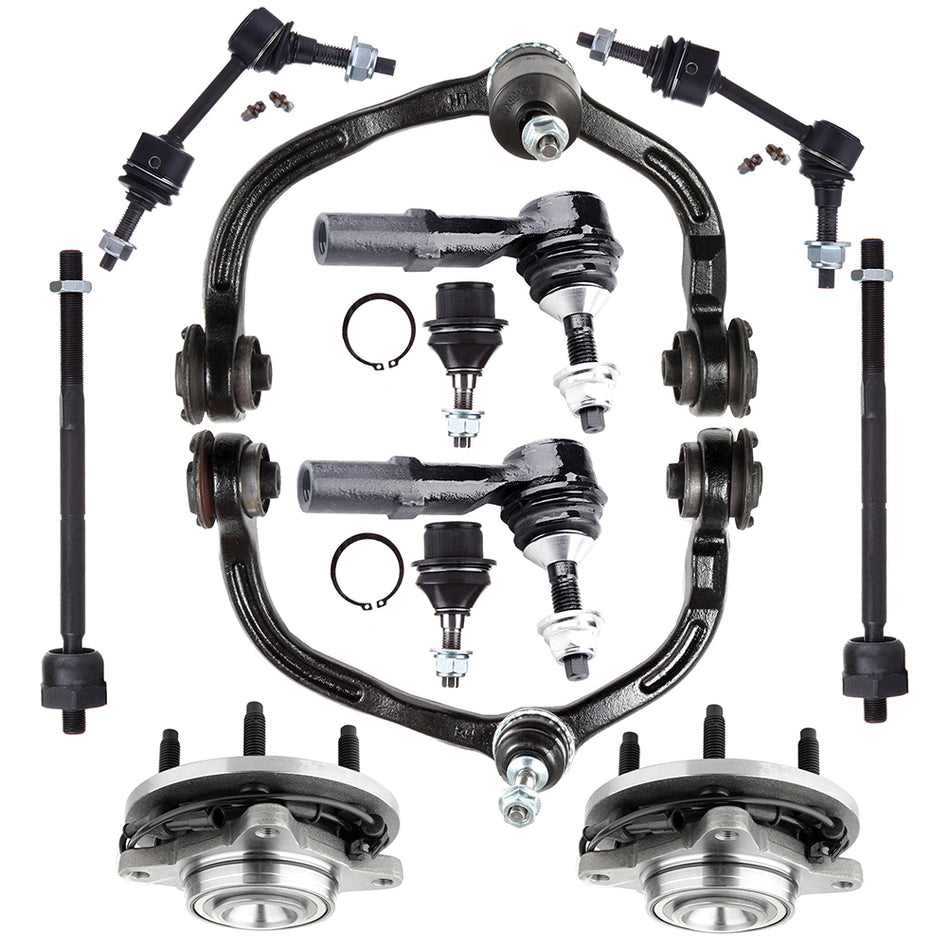 For 2003-06 Ford Expedition 12x Front Wheel Bearning Hub Control Arm Ball Joint