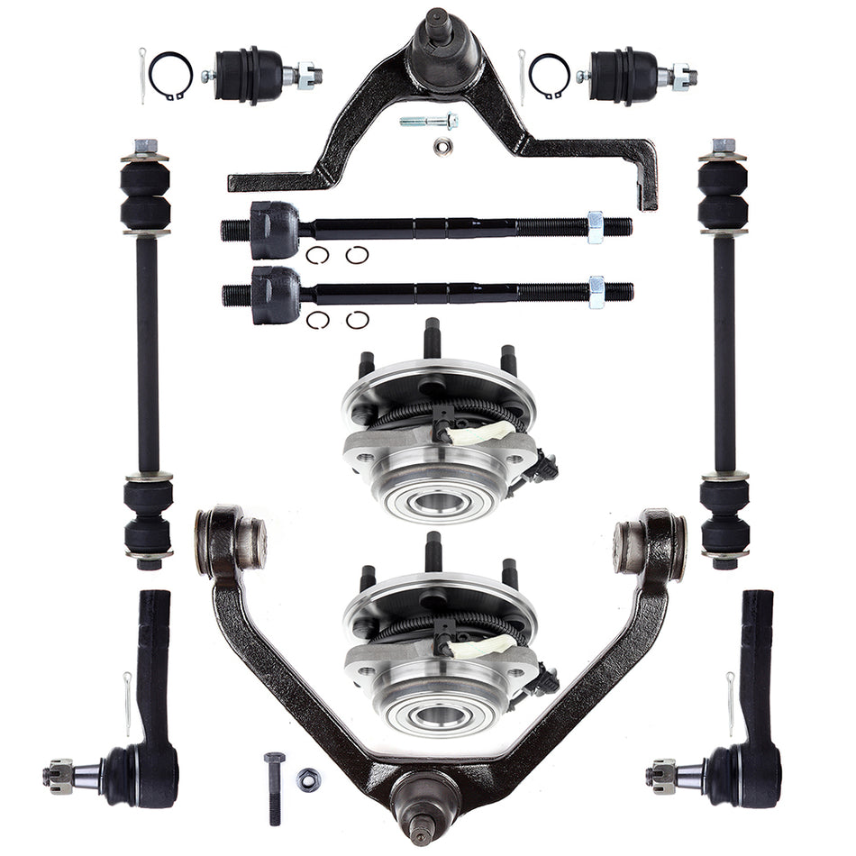 Front Upper Control Arm Ball Joint Wheel Bearning Hub For 2002-2009 Ford Ranger