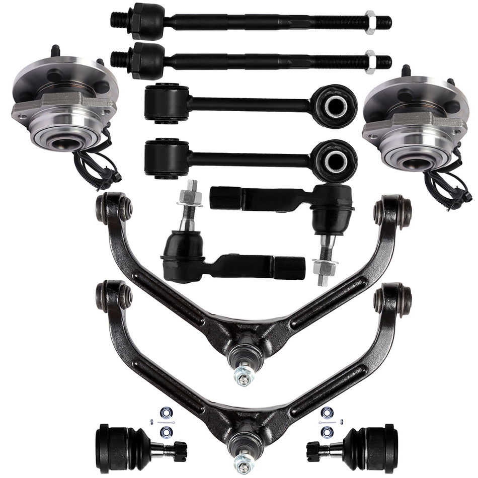 For 2006-2007 Jeep Liberty Front Control Arm Ball Joint Tie Rod End Sway Bar End