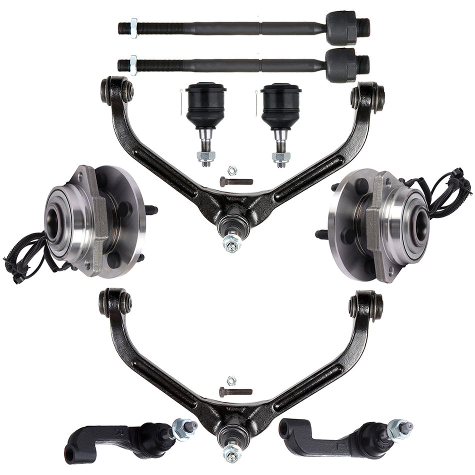 For 02-05 Jeep Liberty 10x Front Upper Wheel Bearning Hub Control Arm Ball Joint
