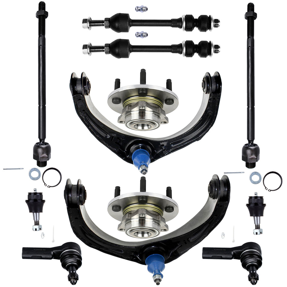 For 2006-2008 Dodge Ram 1500 Front Ball Joints Sway Bar End Wheel Bearning Hub
