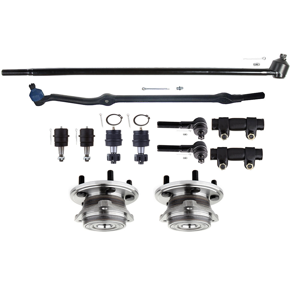12Pcs Front Ball Joint Tie Rod End For 1993 94 95 96 97-1998 Jeep Grand Cherokee
