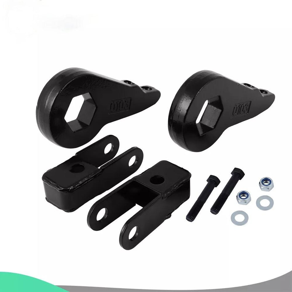For 99-06 Chevy Suburban Tahoe Yukon 1-3 inch Front Lift Kit Torsion Key Shock Extender