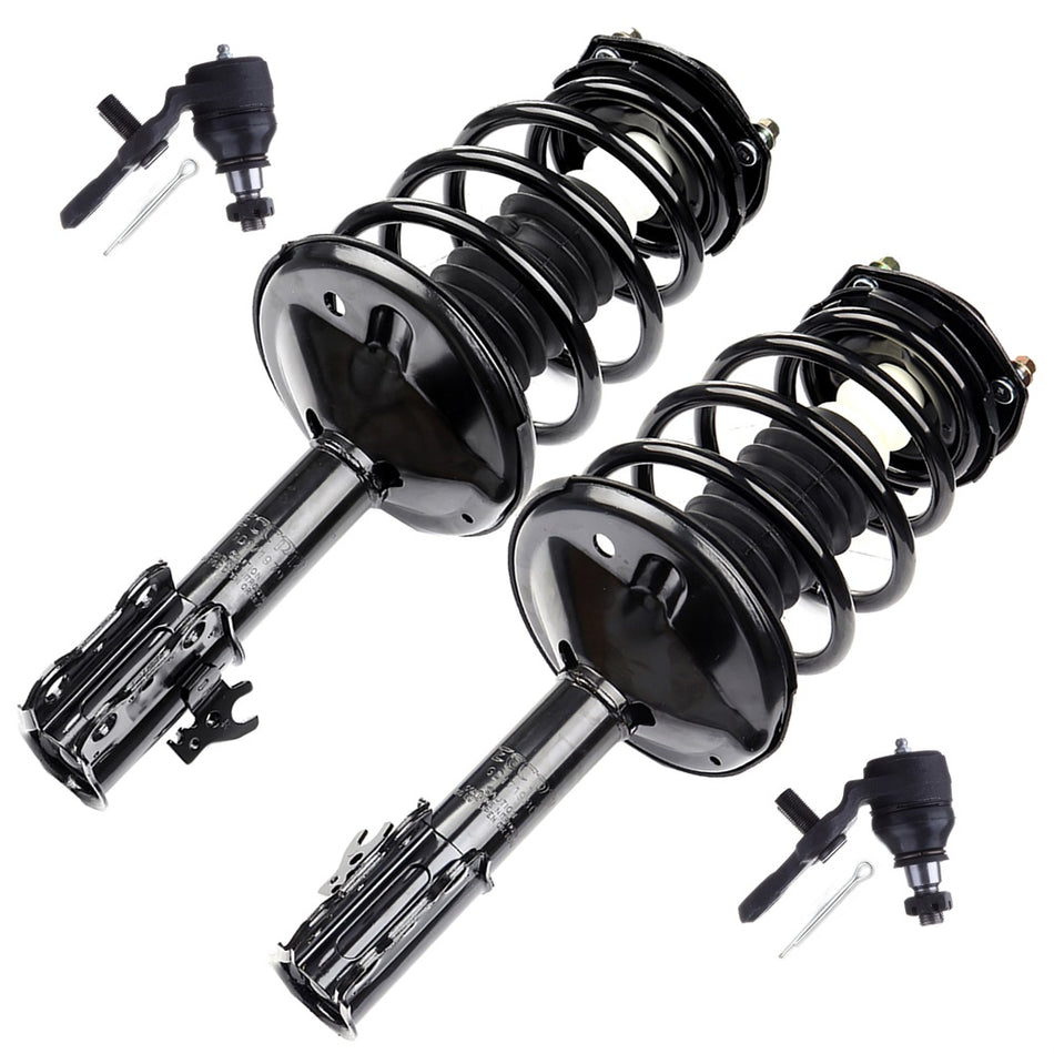 Front Complete Struts & Lower Ball Joints For 1995 1996 Toyota Camry / Avalon