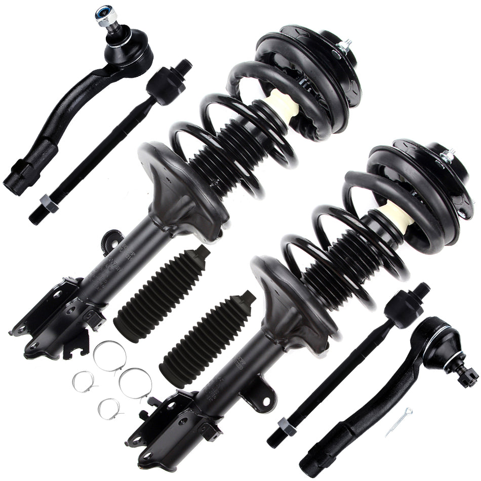 Front Struts & Spring Tie rod Sway Bar For 2005-2009 Hyundai Tucson Kia Sportage