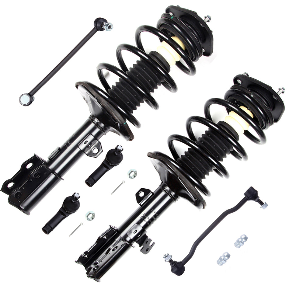 02-06 Nissan Altima 2.5L Front Strut & Spring Assembly Sway Bar Outer Tierod