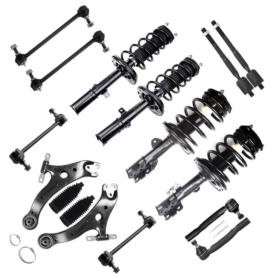 Front & Rear Complete Struts & Suspension Kit For 04-06 Lexus ES330 Toyota Camry
