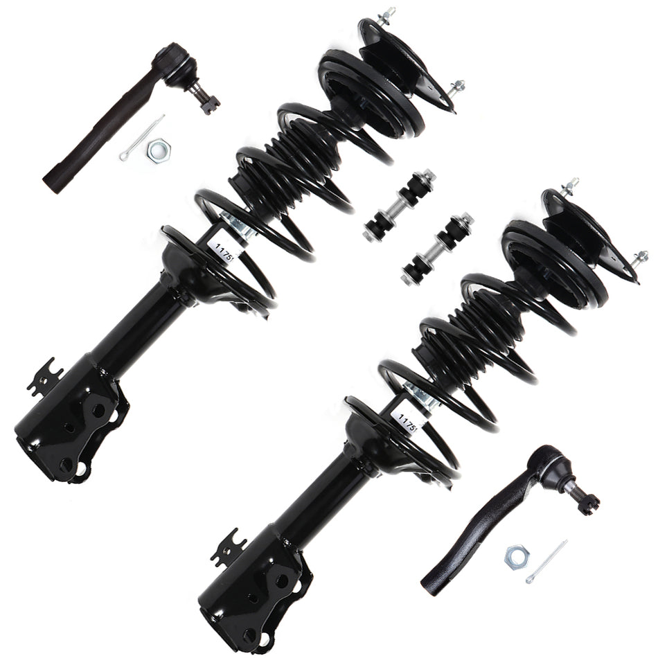 Front Struts Tierod Sway Bar Ends For Toyota Echo 2000 2001 2002 2003 2004 2005