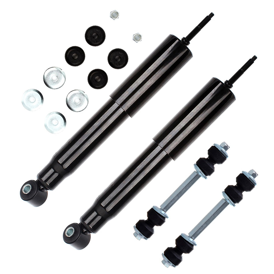 Front Fit for Ford Expedition F-150 F-250 4WD Shock Absorbers Sway Bar End Links
