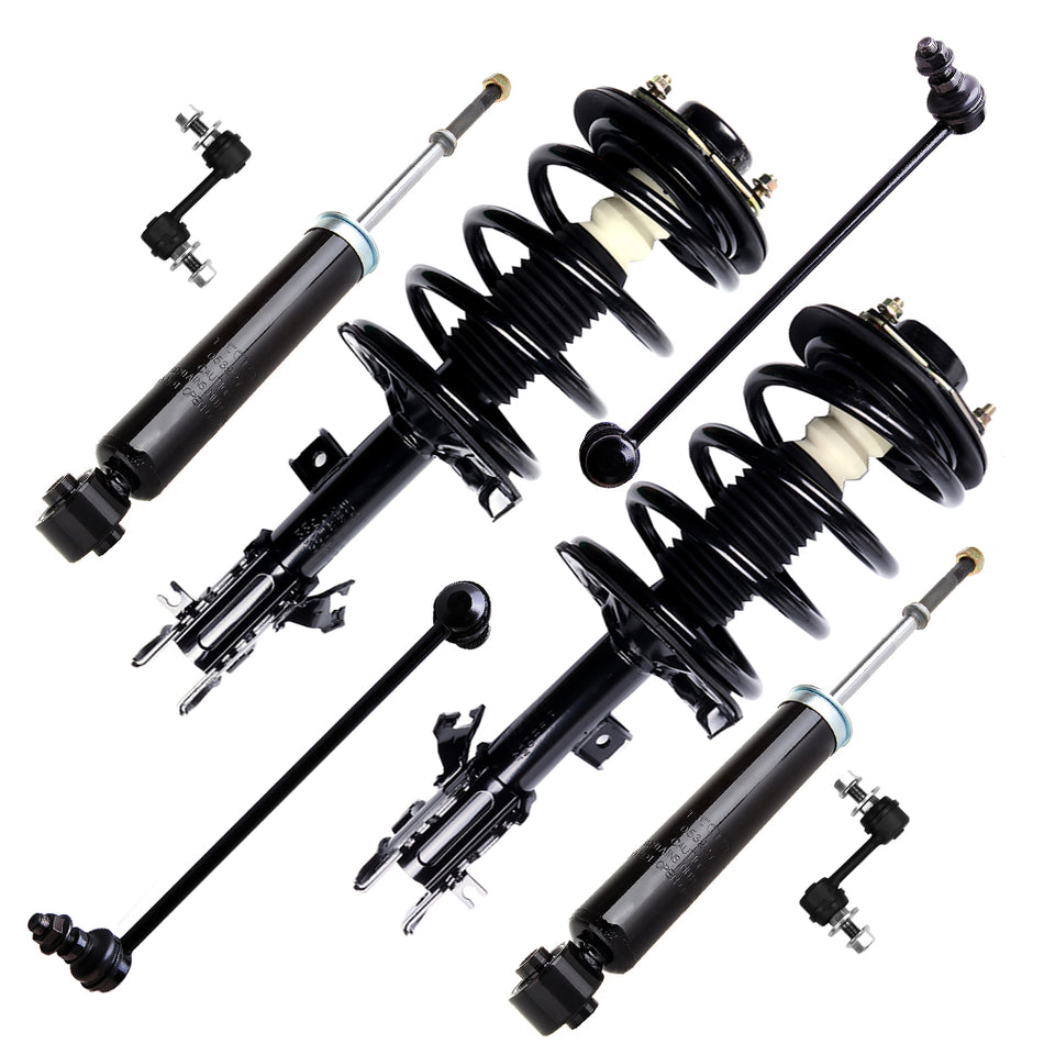 2004-2009 Nissan Quest Front Struts & Coil Spring Shock Absorbers Sway Bars