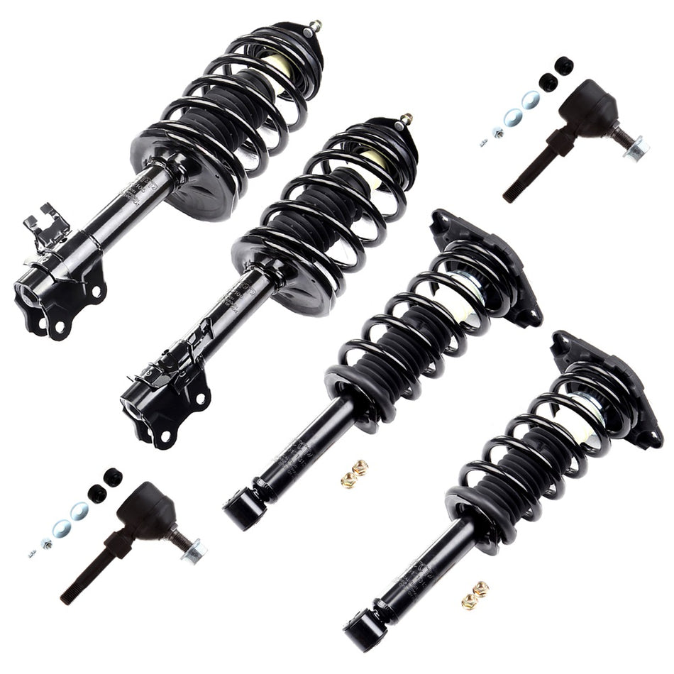 for Nissan Sentra 2002-2006 1.8L Front Rear Struts Shocks Sway Bar Kits