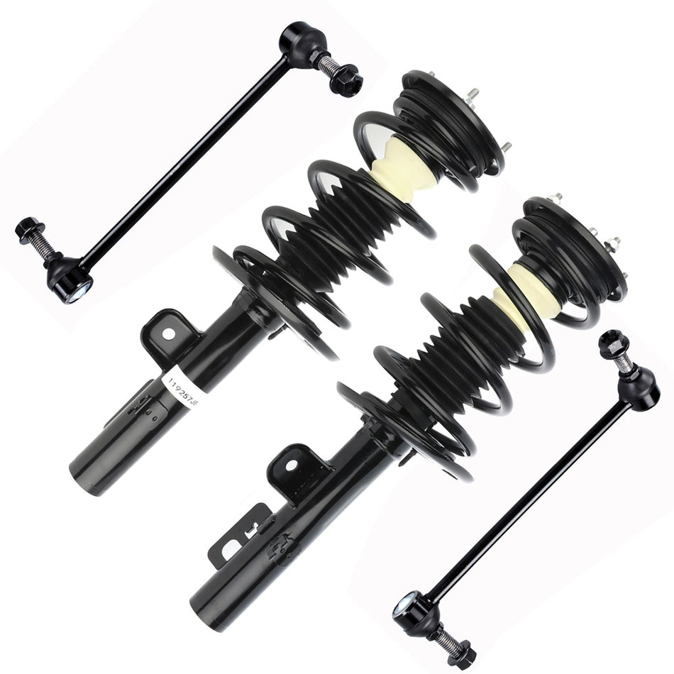 Front Struts Assembly Suspension Sway Bar Kit for 2010 2011 2012 Ford Flex