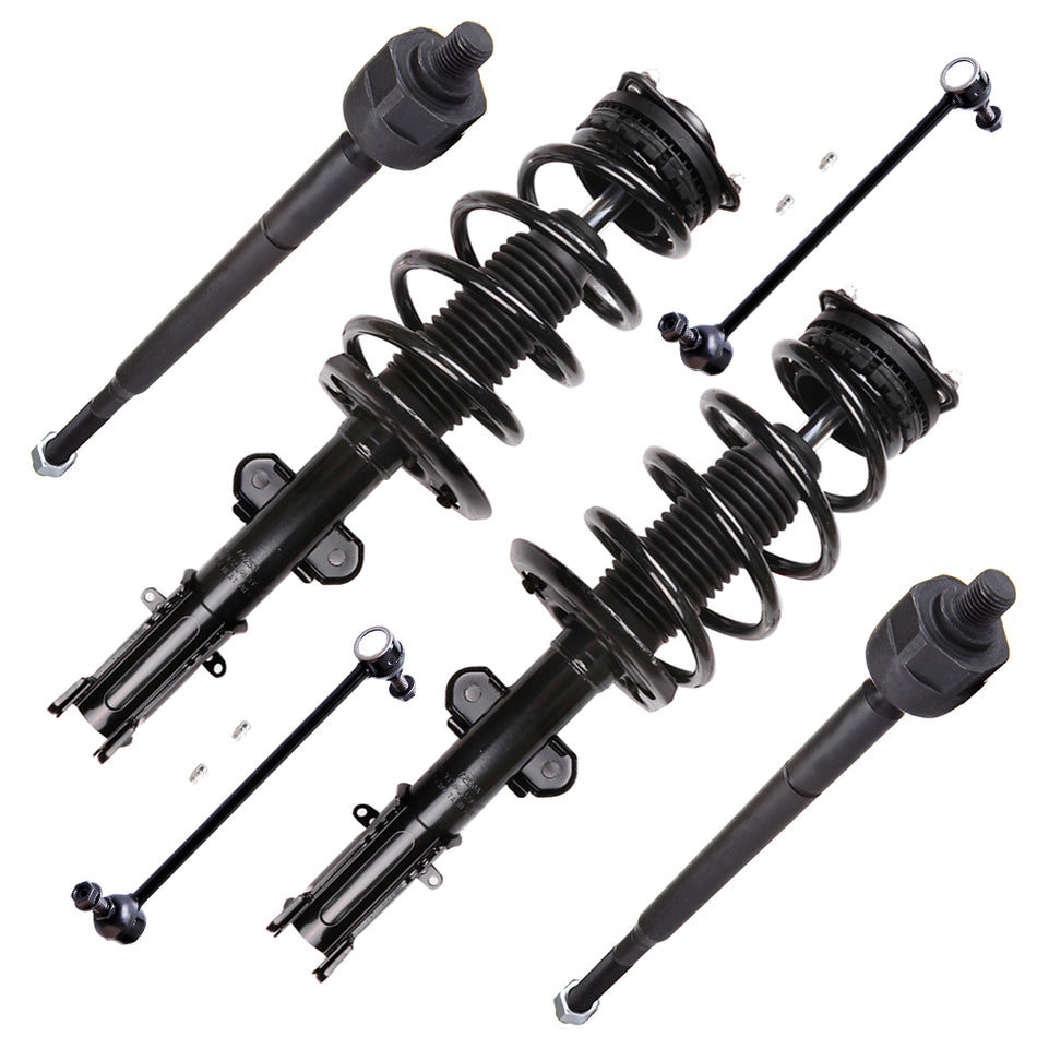2008-2018 DODGE Grand Caravan Front Struts Spring Tie Rods Sway Bars Kit