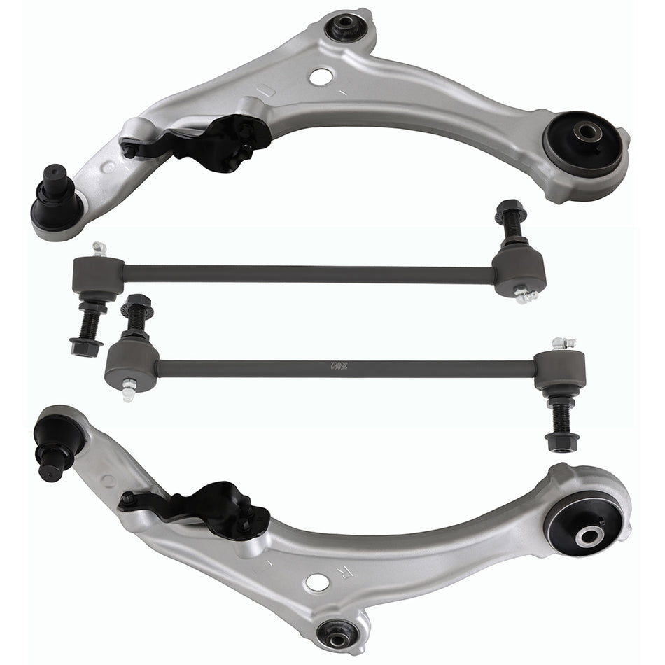 4x For 2009-2013 2014 NISSAN MAXIMA Front Lower Control Arm Ball Joint Sway Bar