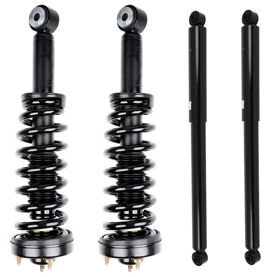 2009-2013 Ford F-150 Front Complete Struts Springs & Rear Shocks Assembly