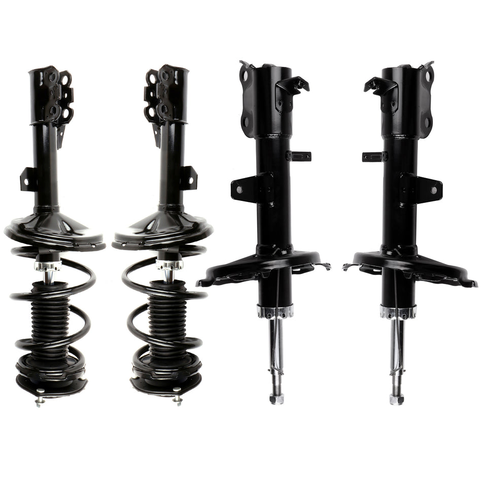 2004-2007 Toyota Highlander Front & Rear Shocks Struts With Coil Springs Kit