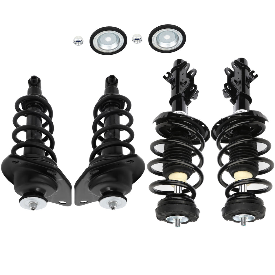For 10-12 Chevrolet Camaro SS Kit Set of 4 Front Rear Strut & Spring Rear Shocks