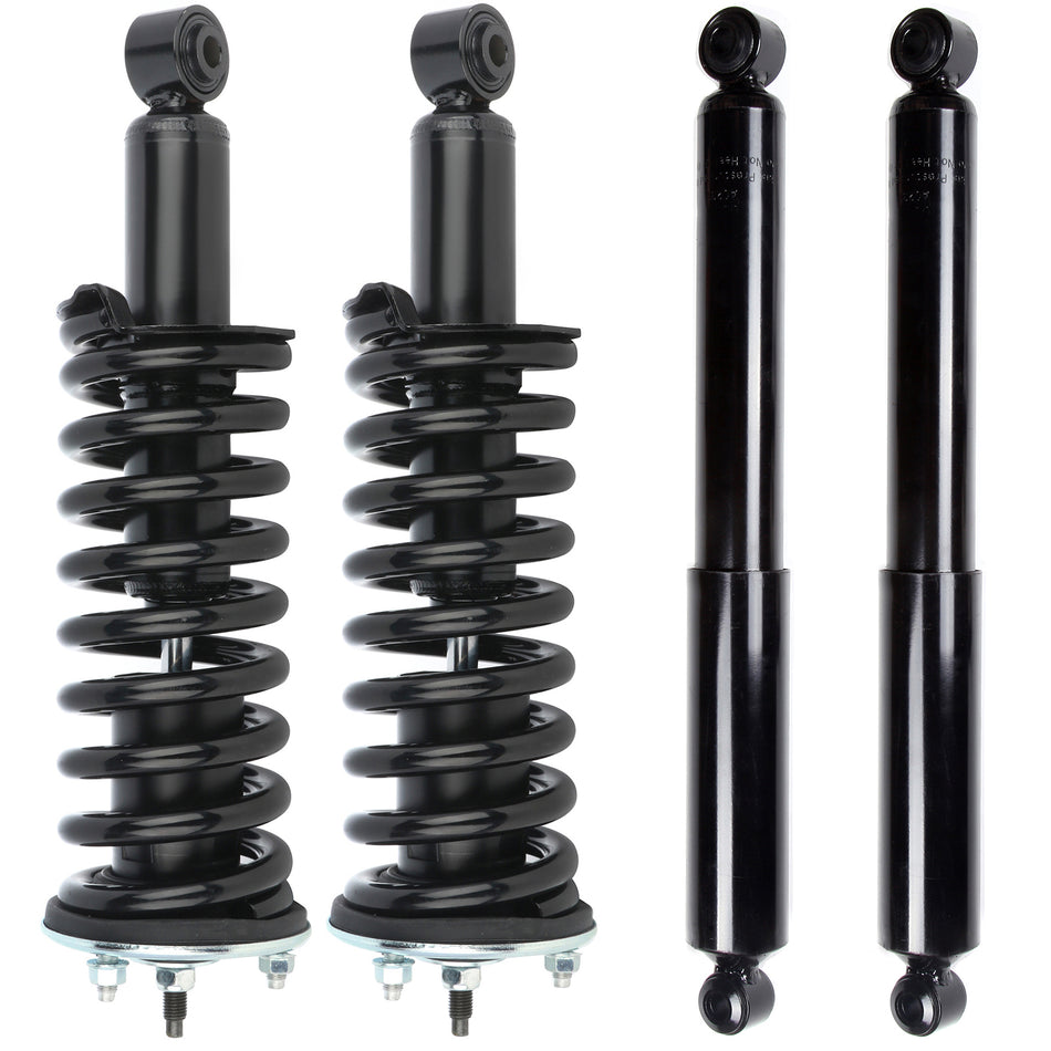 2005-2019 Nissan Frontier Front Complete Struts withSprings Rear Shocks