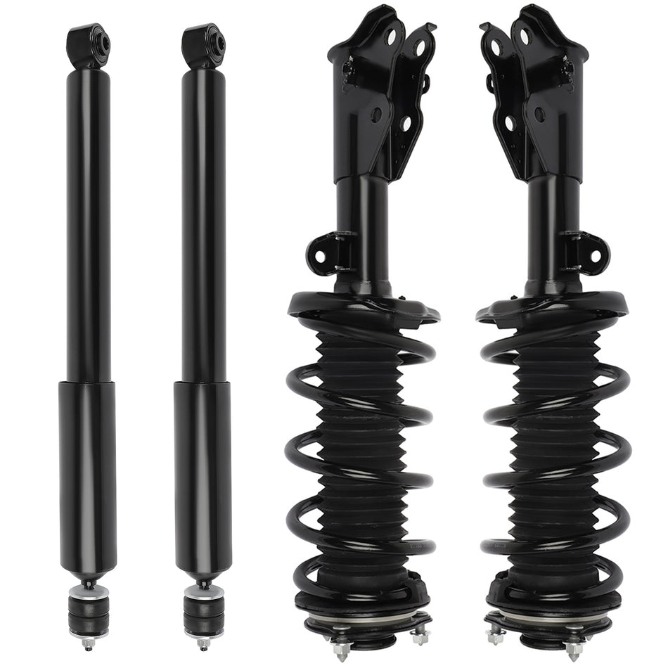 2012 Honda Civic Front Complete Struts & Rear Shocks Assembly Absorbers