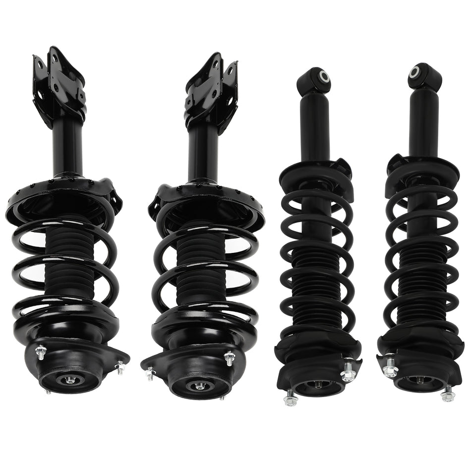 For 2009-2013 Subaru Forester Front Rear Complete Struts with Coil Spring x4