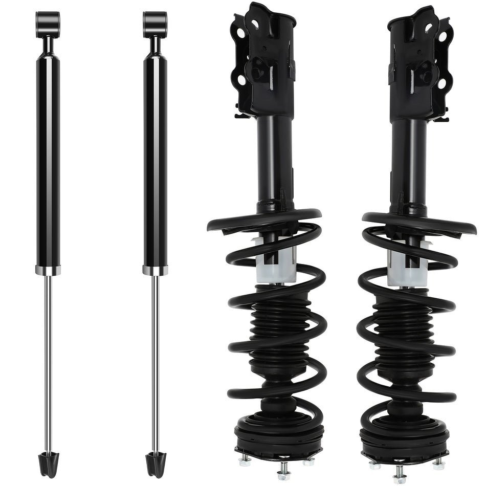 4x Ford Fiesta 1.6L 2010-2013 Front Rear Complete Shocks Struts Coil Springs