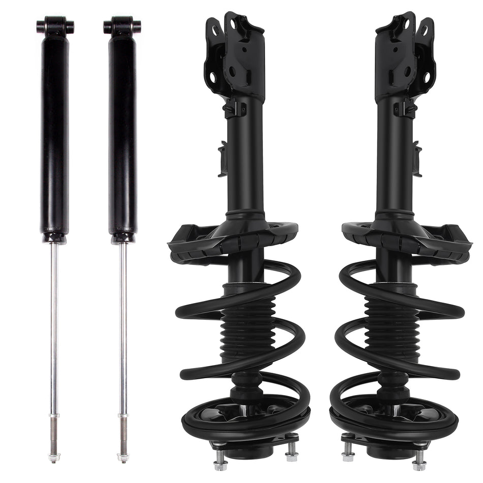 2007-2009 Mitsubishi Outlander Complete Front Struts with Spring & Rear Shock