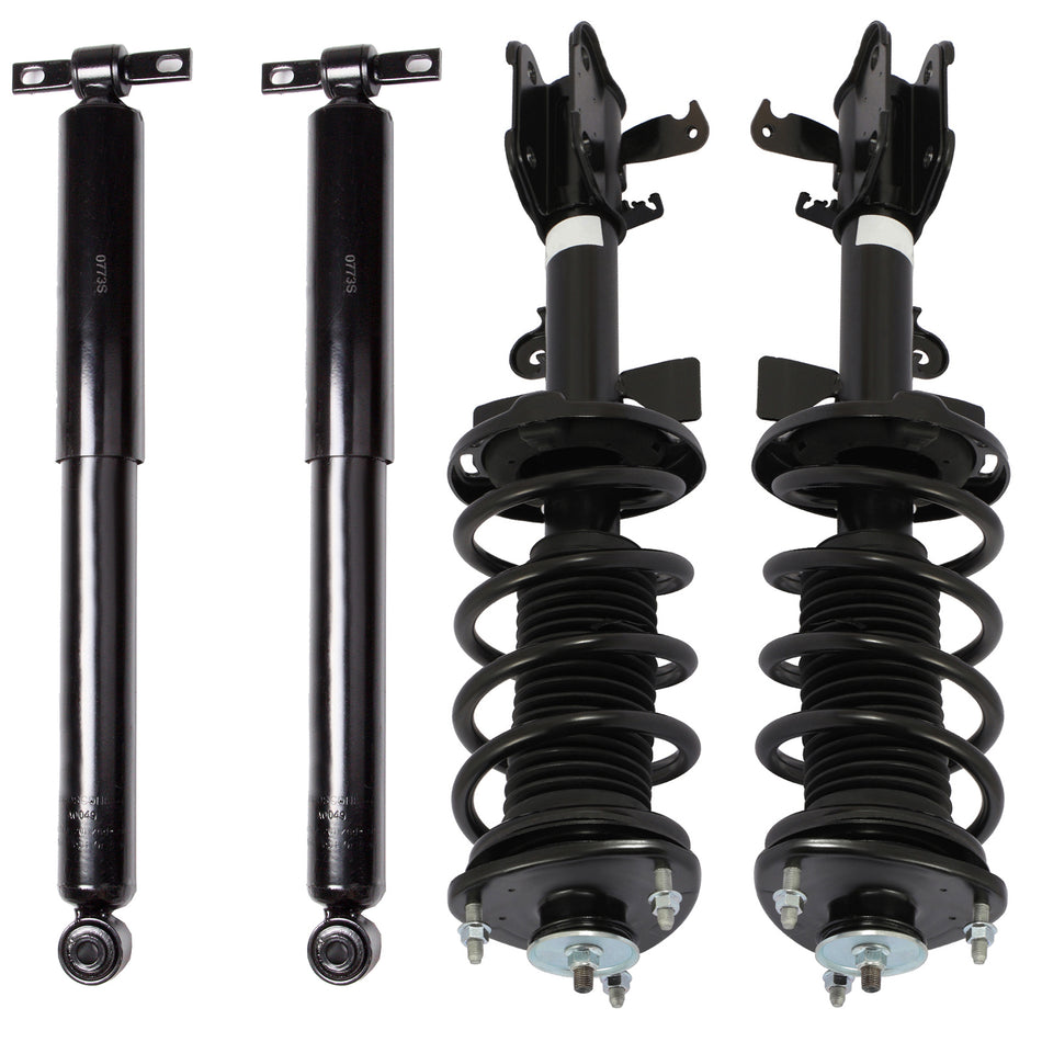 For 2011 - 2015 Honda Odyssey Front Complete Strut Springs and Rear Shocks Set