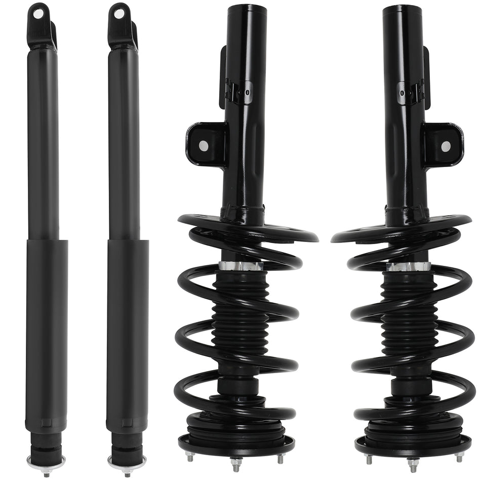 2010-2011 Ford Taurus Front & Rear Shocks Complete Struts Assembly Kit 4Pcs