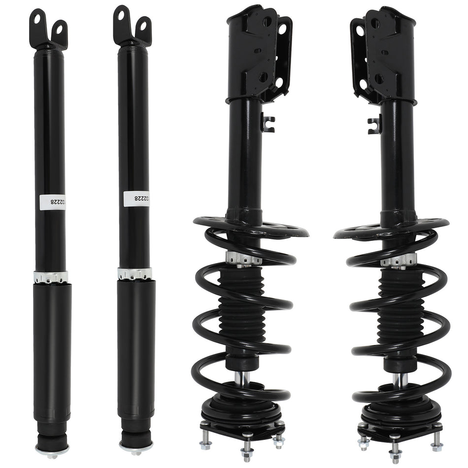 For 2011-2013 Ford Explorer FWD Front Struts withSpring Rear Shocks Absorber x4