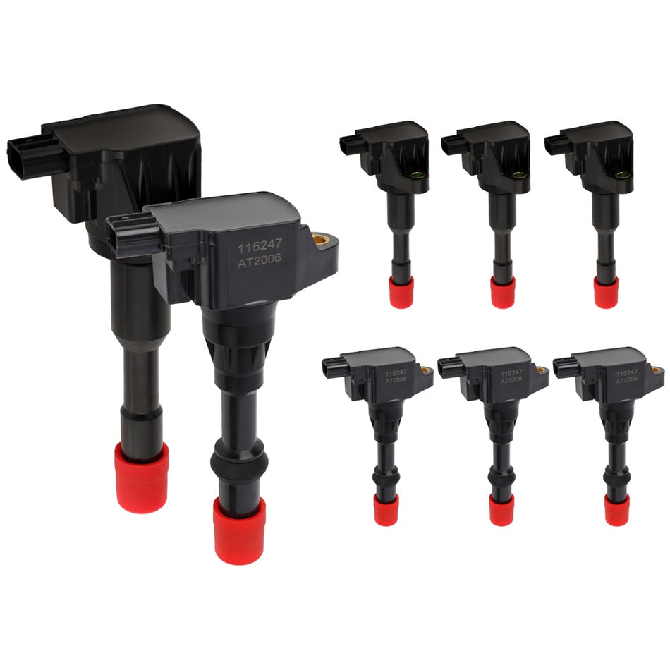 4 Front 4 Rear Ignition Coil Pack For Honda Civic 1.3L 2003 2004 2005 UF374